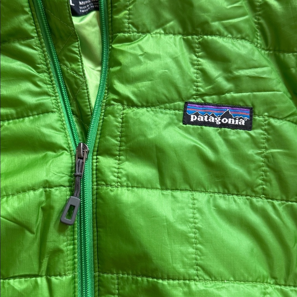 Patagonia Men's Nano Puff Jacket - Bright Green Large - Picture 2 of 4